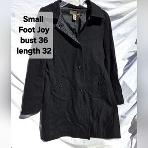 FootJoy Women's Elegant Black Trench Coat